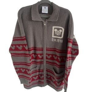 Disney World Spirit Jersey Knitted Cardigan, size small
